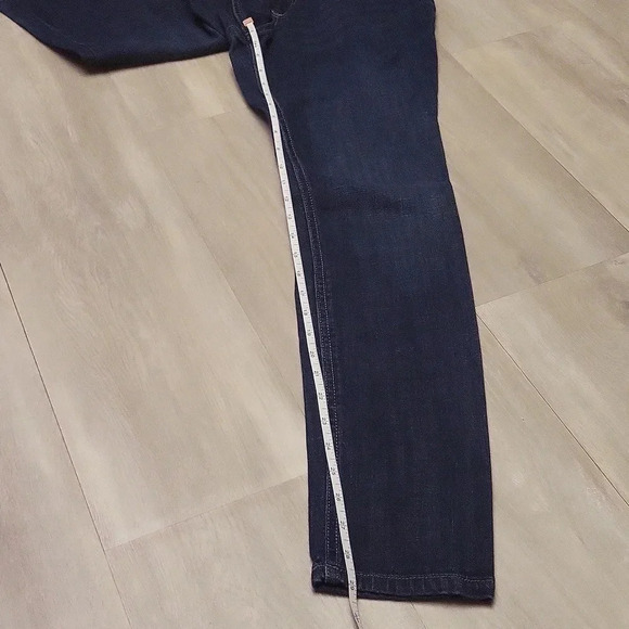 Indigo Blue Maternity Jeans Dark Wash 5 Pocket Support‎ Belly Womens Size XS - Picture 6 of 7